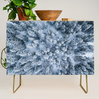 Winter Pine Forest Credenza Gallery Image 1