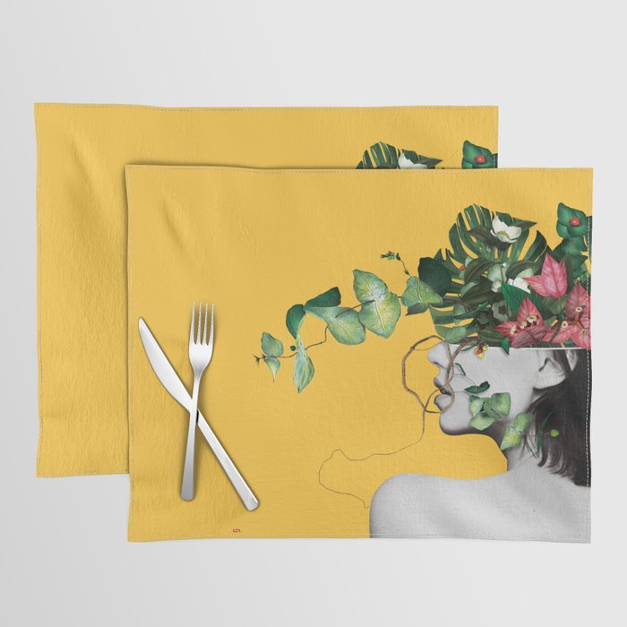 Lady Flowers Placemat Gallery Image 1