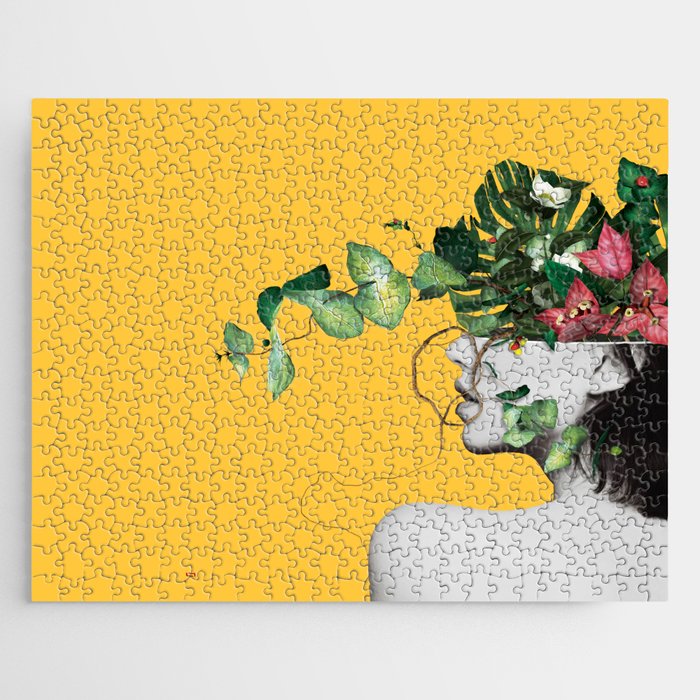 Lady Flowers Jigsaw Puzzle Gallery Image 1