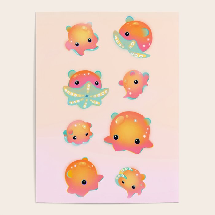 Flapjack octopus Poster Gallery Image 4