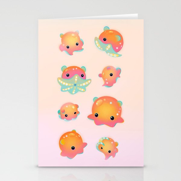 Flapjack octopus Stationery Card Gallery Image 2