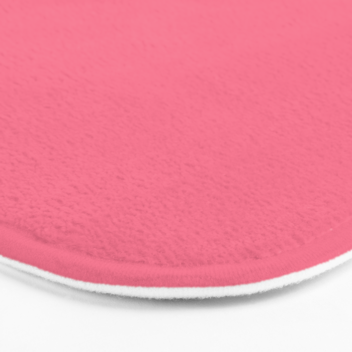 Autumn Retro Pink Bath Mat Gallery Image 3