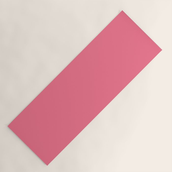 Autumn Retro Pink Yoga Mat Gallery Image 1