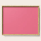 Autumn Retro Pink Serving Tray Gallery Image 1