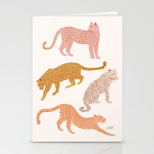 Leopards Stationery Card Gallery Image 1