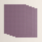 Gingham Check Pattern in Plum Mauve Wrapping Paper Gallery Image 3