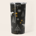 Modern Dark Christmas  Travel Mug Gallery Image 1