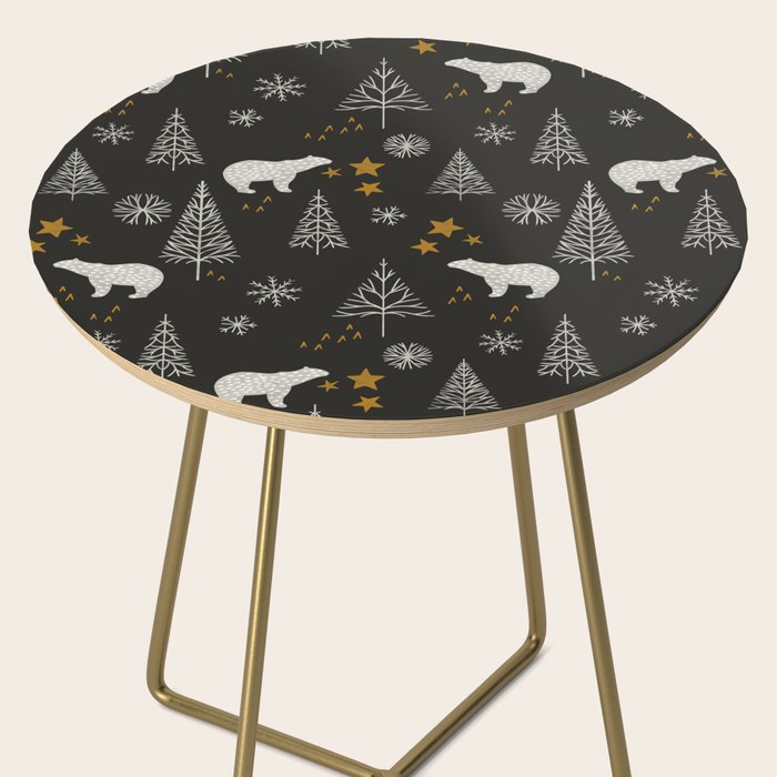 Modern Dark Christmas  Side Table Gallery Image 2