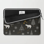Modern Dark Christmas  Laptop Sleeve Gallery Image 2