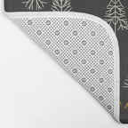 Modern Dark Christmas  Bath Mat Gallery Image 2