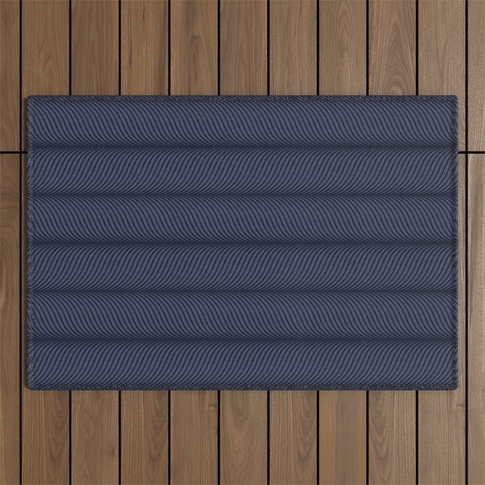 Elysian XII Navy Blue Outdoor Rug Gallery Image 1