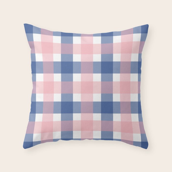Tones Grid Fusion PB Throw Pillow Gallery Image 1
