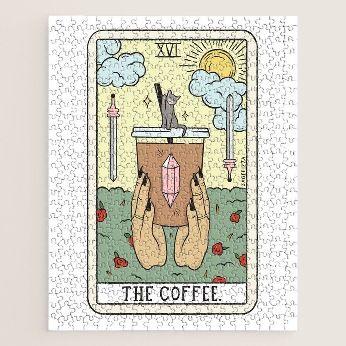 COFFEE READING UPDATED (LIGHT) Jigsaw Puzzle Gallery Image 1