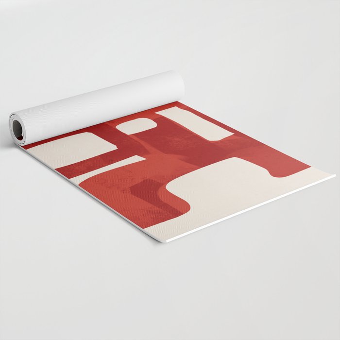 Modern Abstract Shapes 47 Yoga Mat Gallery Image 2