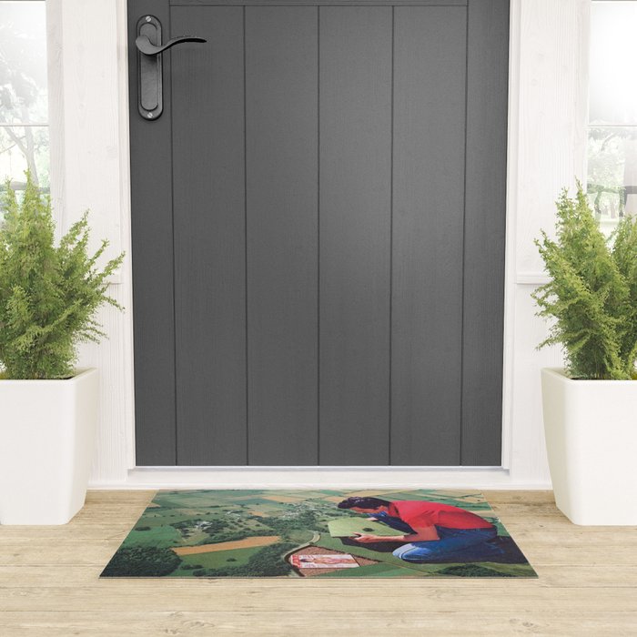 Hide and seek - Landscape Puzzle Welcome Mat Gallery Image 3