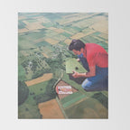 Hide and seek - Landscape Puzzle Throw Blanket Gallery Image 2