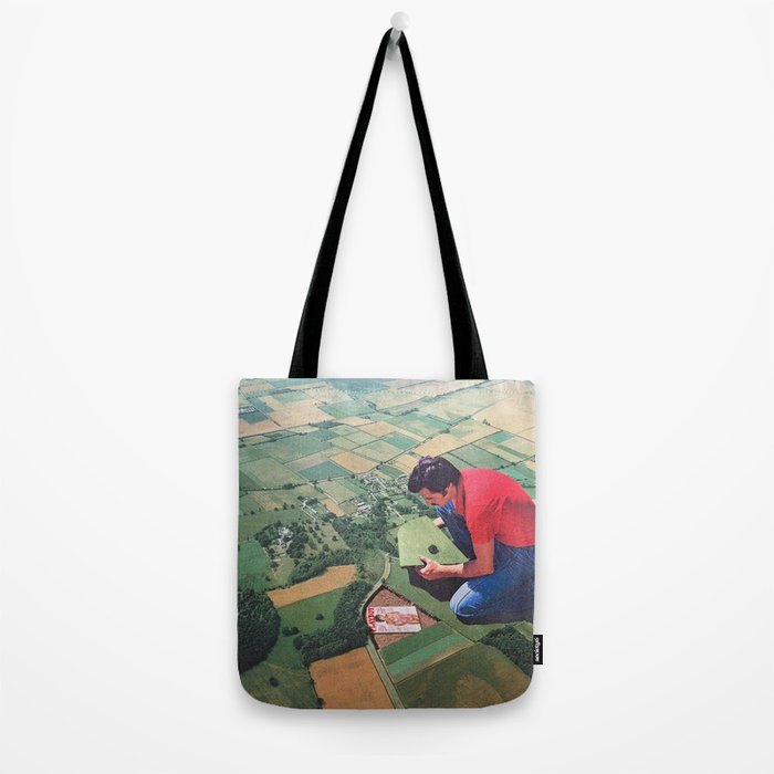 Hide and seek - Landscape Puzzle Tote Bag Gallery Image 2