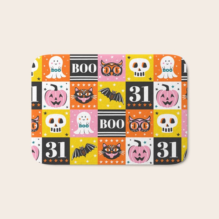 Halloween Block Party Bath Mat Gallery Image 1