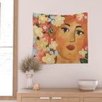Begonia Wall Tapestry Gallery Image 2