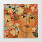 Begonia Wood Wall Art Gallery Image 1