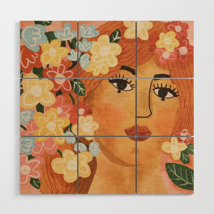 Begonia Wood Wall Art Gallery Image 1