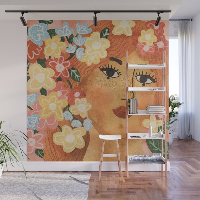 Begonia Wall Mural Gallery Image 1