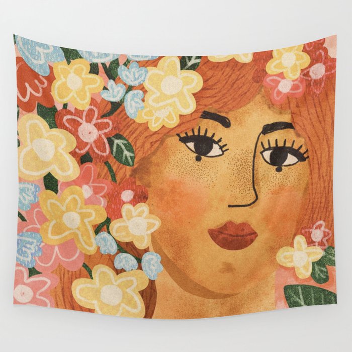 Begonia Wall Tapestry Gallery Image 4