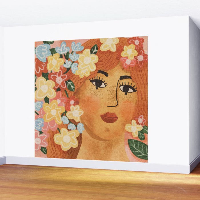 Begonia Wall Mural Gallery Image 2
