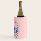 Blue Octopus and Butterfly Wine Chiller Gallery Image 3
