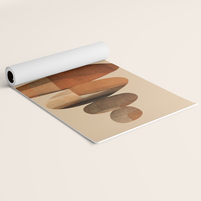 Abstract and Modern Stones Art 3 Yoga Mat Gallery Image 2