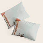 Surf Van I - Vintage Coastal Adventure Print Pillow Sham Gallery Image 3