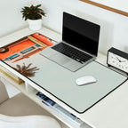 Surf Van I - Vintage Coastal Adventure Print Desk Mat Gallery Image 2