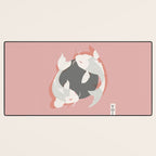 Koi fish 006 Desk Mat Gallery Image 3