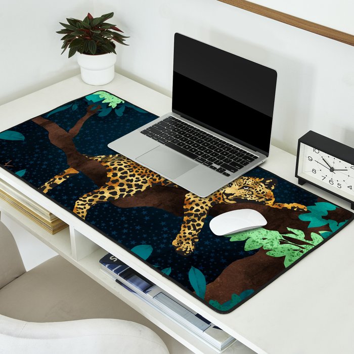 Leopard Dream Desk Mat Gallery Image 2