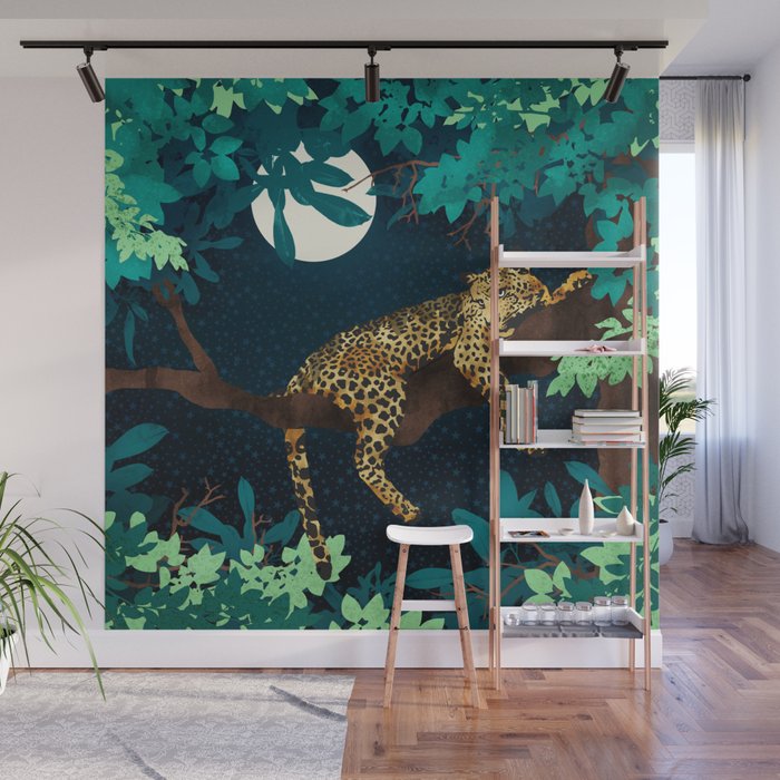 Leopard Dream Wall Mural Gallery Image 1