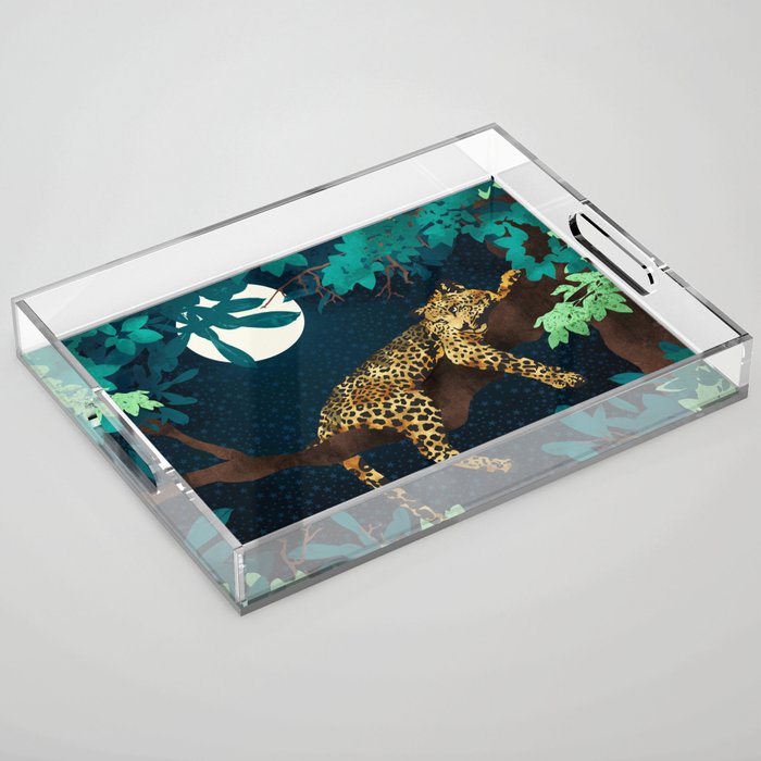 Leopard Dream Acrylic Tray Gallery Image 1
