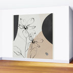 Abstract Art /Minimal Flowers Wall Mural Gallery Image 2