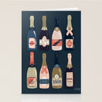 French Champagne Collection - Teal Stationery Card Gallery Image 2