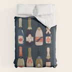 French Champagne Collection - Teal Duvet Cover Gallery Image 6