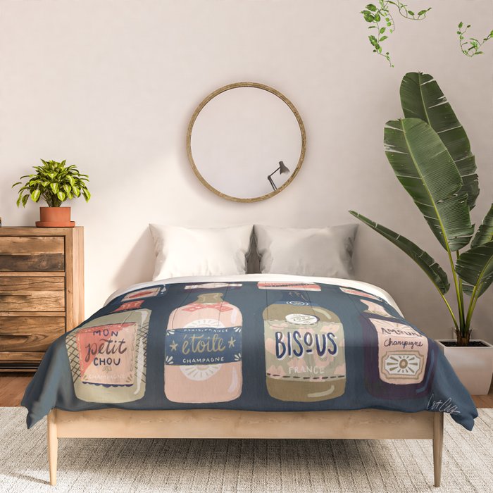 French Champagne Collection - Teal Comforter Gallery Image 3