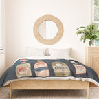 French Champagne Collection - Teal Duvet Cover Gallery Image 3