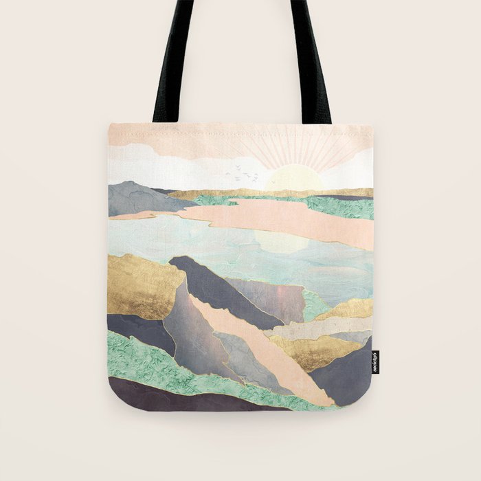Sunrise Beach Tote Bag Gallery Image 1
