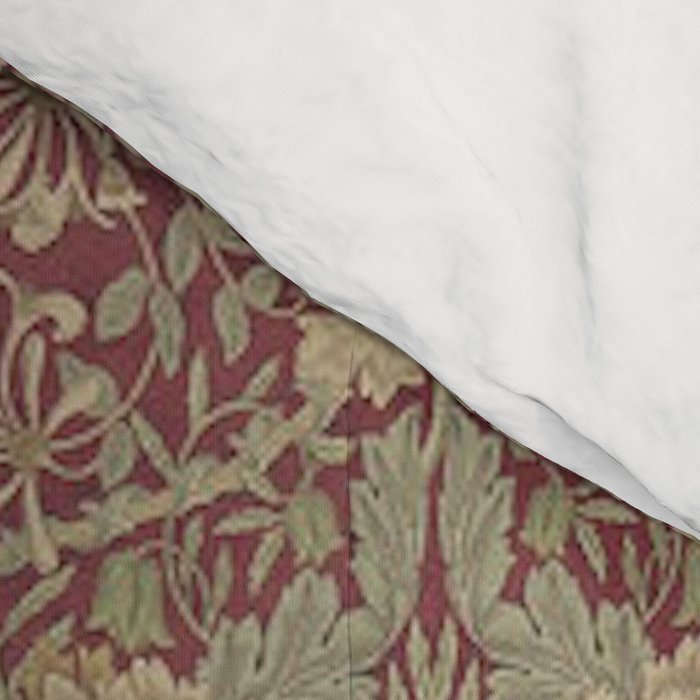 William Morris Honeysuckle & Tulip Red and Gold Comforter Gallery Image 4