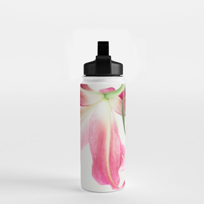Pink Petals - Flower Photography, Botanical Water Bottle Gallery Image 2