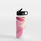 Pink Petals - Flower Photography, Botanical Water Bottle Gallery Image 1
