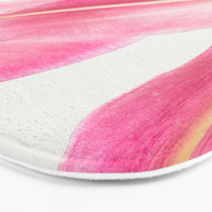 Pink Petals - Flower Photography, Botanical Bath Mat Gallery Image 3