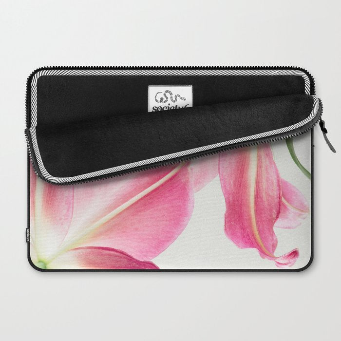 Pink Petals - Flower Photography, Botanical Laptop Sleeve Gallery Image 2
