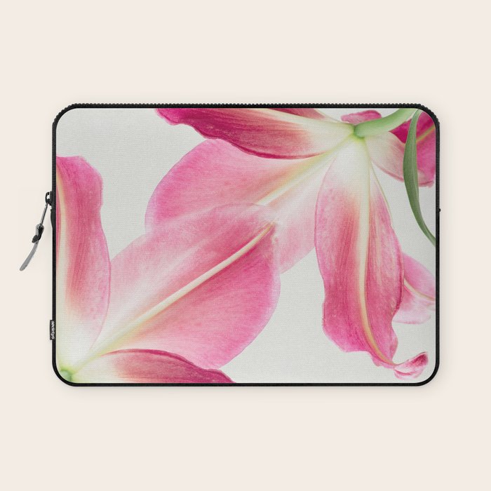 Pink Petals - Flower Photography, Botanical Laptop Sleeve Gallery Image 1