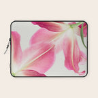 Pink Petals - Flower Photography, Botanical Laptop Sleeve Gallery Image 1