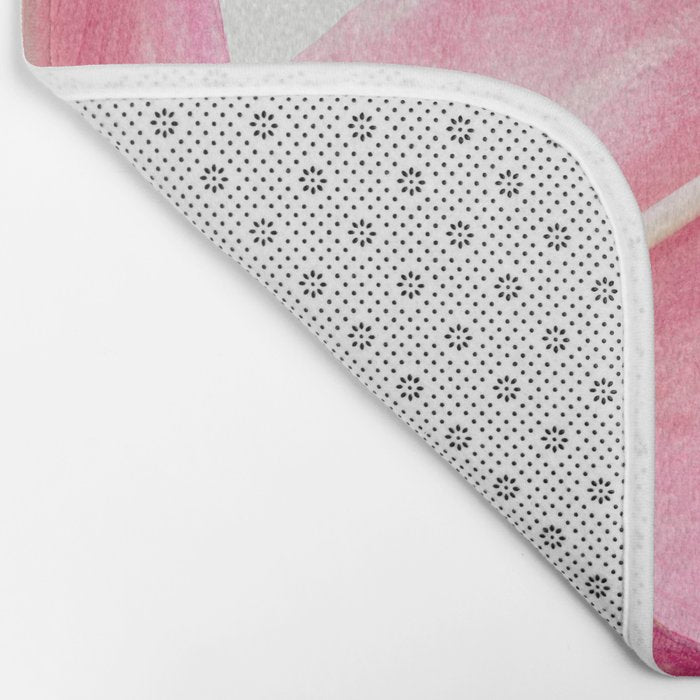 Pink Petals - Flower Photography, Botanical Bath Mat Gallery Image 2